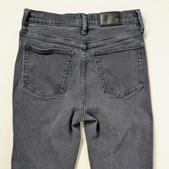 Madewell Stovepipe Straight 28 Charcoal Gray High Rise Minimalist Capsule Denim - Picture 6 of 11